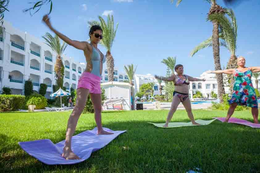 Golf activité animation piscine mahdia palace tunisie séjour loisirs entertainement plage mer voyage vacances hébergement réservation booking thalasso spa bien être relax ambiance familiale 